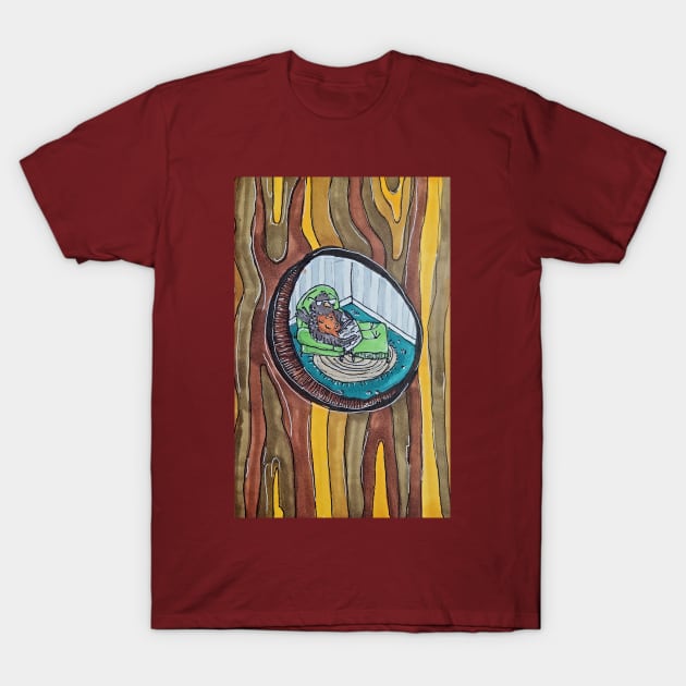 Bird Home T-Shirt by Animal Surrealism